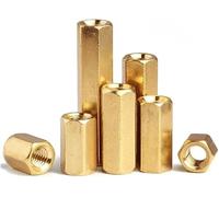 10/20/30 piezas M2 M2.5 M3 M4 Espaciador hexagonal de latón for placa base PCB, rosca hexagonal, pilar, tuerca, columna hueca, separador, tornillo(14mm (30pcs),M2)