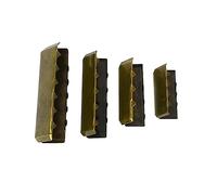10/20/30 Uds Hebilla De Clip De Correa De Metal for Coser Pantalones Cinturón Cremallera Hebillas Traseras Cierre Final DIY(Bronze,32mm-10Pcs)
