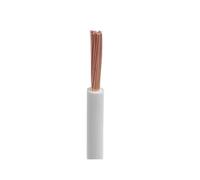 10/20/30M 15 17AWG Cable De Cobre Eléctrico Flexible PVC Cableado Audio for Altavoz Automático Suave for Automóvil(WHITE,10M 17AWG)