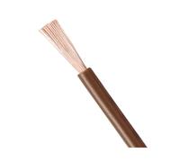 10/20/30M 22 24 AWG Cable De Cobre Eléctrico Flexible PVC Cableado Audio for Altavoz Automático Suave for Automóvil(Brown,30M 22AWG)