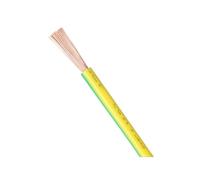 10/20/30M 22 24 AWG Cable De Cobre Eléctrico Flexible PVC Cableado Audio for Altavoz Automático Suave for Automóvil(Yellow Green,30M 22AWG)