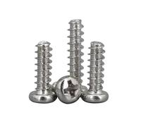 10/20/50/100/200 Uds 304 Tornillo Autorroscante De Acero Inoxidable Tornillos Cabeza Plana Sujetador Extremo Rotura Cruzada M1 .2 .4 .6 .7 M2 M3(M5x30 20pcs)