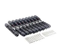 10 20 50 100 Pares De Conectores Solares Macho Hembra 30A Conectores De Rama De Panel Solar For Cable Fotovoltaico 2,5/4/6mm2(80 Pairs)