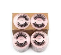 10/20/50/100 Pares de pestañas postizas Naturales Hechas a Mano Maquillaje Cross Mess Eye 3D pestañas rizadas (Color: Mezcla de 100 pares-01, tamaño: 0.512-0.669 in)