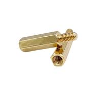 10/20/50/100 Uds M3 M4 M5 M6 latón macho hexagonal espaciador separador(M3X20 B6 50PC)
