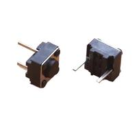 10/20/50 piezas Interruptor pulsador táctil de 2 pines 6 * 6 * 5 mm Interruptores de llave 6x6x4.3/5/6/7/8/9/10/12H Pin de microinterruptor(6X6X12H,50PCS)