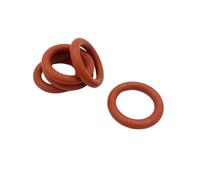 10/20/50 Uds CS 2mm Junta Tórica De Silicona Sello Goma Rojo Blanco OD 21-57mm