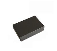 10/20/50 unids/lote Craft Kraft Paper Box Embalaje Boda Fiesta Pequeño Regalo Dulces Cajas de Favor Evento Favor Suministros (Negro, 20pcs)