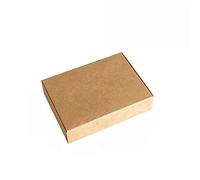 10/20/50PCS/Lot Craft Caja de papel Kraft Embalaje Boda Fiesta Pequeño Regalo Dulces Favor Paquete Cajas Evento Favor Suministros (Marrón, 10pcs)