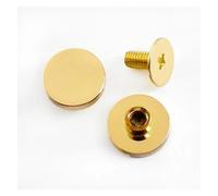 10/20 piezas 10/15mm tornillo redondo remache de Metal clavo Stud(LightGold,10mm-20Pcs)