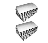 10/20 Piezas 5 Mm Aislamiento Acústico Para Coche Alfombrilla Aislante Térmica Aluminio Almohadilla Insonorizante Antirruido Aislamiento Sonido Termico(20PCS)