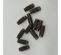 10/20 piezas Cierres de rosca de latón, tapas de extremo, conectores, cierre de rosca de barril para fabricación de pulseras y collares.