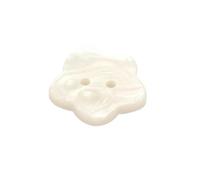 10-20 piezas de botones de resina de imitación de concha de 11 a 25mm con 2 agujeros en forma de flor para camisas, vestidos y abrigos, accesorios de costura de ropa