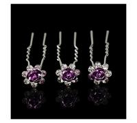 10/20 piezas elegantes pinzas for el pelo de flores rosas de cristal, horquillas for el pelo de novia, joyería for dama de honor, accesorios for el cabello for mujer(10Pcs-13)