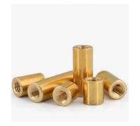 10/20 piezas M2.5 M3 M3.5 M4 M5 Espaciador de latón redondo, espaciador, tornillo, tuerca de mariposa, rosca hembra, doble paso, pilares huecos(5mm,M2.5-20pcs)