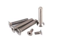 10/20 piezas M2 .5 M3 M4 M5 M6 DIN7991 GR2 tornillo de cabeza avellanada plana hexagonal titanio puro(M3X5 20PCS)