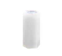 10/20 Piezas M2 .5 M3 M4 M5 M6 Separador Hexagonal De Nailon Blanco Placa Soporte PCB Columna Estante Pilares Espaciador Base Plástico(White 32mm (10pcs),M4)
