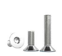 10/20 Piezas Tornillo De Cabeza Plana Avellanada Hexagonal Acero Inoxidable 304 Pernos M4 M5 M6 DIN7991(14mm,M5 x 10Pcs)