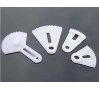 10/20 piezas varios engranajes de ventilador 0,5 Mmodulus engranajes de plástico dirección engranajes curvos en forma de engranajes límite ventilador engranajes DIY(10Pcs,21 Teeth)