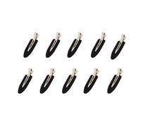 10/20 pinzas for el pelo básicas for mujeres y niñas, horquillas sin curvas, accesorios de moda para Peinados(10pcs black)