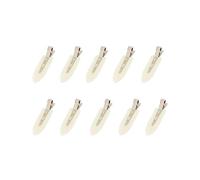 10/20 pinzas for el pelo básicas for mujeres y niñas, horquillas sin curvas, accesorios de moda para Peinados(10pcs white)