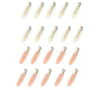 10/20 pinzas for el pelo básicas for mujeres y niñas, horquillas sin curvas, accesorios de moda para Peinados(20pcs white pink)