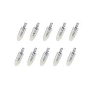10/20 pinzas for el pelo básicas for mujeres y niñas, horquillas sin curvas, accesorios de moda para Peinados(10pcs white glitter)