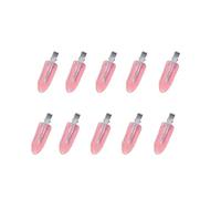 10/20 pinzas for el pelo básicas for mujeres y niñas, horquillas sin curvas, accesorios de moda para Peinados(10pcs pink glitter)