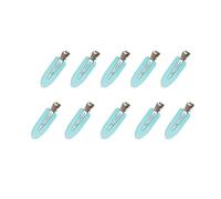 10/20 pinzas for el pelo básicas for mujeres y niñas, horquillas sin curvas, accesorios de moda para Peinados(10pcs blue)