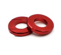 10-20 unids/lote arandela plana de aluminio M3 M4 M5 M6 M8 M10 junta anodizada multicolor for pieza control remoto(Red,M6X12X2 10PCS)