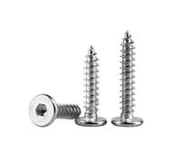 10-200 piezas M2/M2.3/M2.6/M3/M3.5/M4/M5/M6 acero inoxidable 304 tornillos autoperforantes con cabeza delgada y casquillo hexagonal, M3x10mm