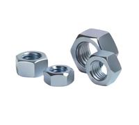 10-200 Tuercas Hexagonales M1, 2, M2, 5, M3. M4 M5 M6 M8 M10 M12 M16 - Acero Galvanizado for Mantenimiento DIY Uso Industrial(M12-2Pcs)