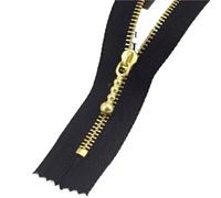 10/20Pcs 12-40cm 3# Metal Zipper For Jacket Auto-lock Zippers Repair Pocket Close-end Zip Closure Zips Replacement Sewing Kit(BlackGold,20cm-10Pcs)