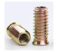 10/20pcs M4 M5 M6 M8 M10 Zinc Plated Steel Hexagon Socket Threaded Insert Nut Embedded E-Nut for Furniture Wood Bed Cabinet(10pcs,M10x20mm)