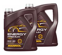 10 (2x5) Litro Mannol Energía Premium 5W-30 BMW LL-04, VW 505.01/505.00/502.00