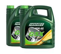 10 (2x5) Litros FANFARO 15W-40 GSX Aceite De Motor API SG/CD