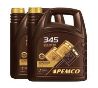 10 (2x5) Litros PEMCO SAE 5W-30 IDRIVE 345 Aceite De Motor Diesel TDI