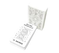 10,3 x 6 cm Solicita información dentro de la baraja 60 cartas ilustradas a mano para inspirar sabiduría interior, crecimiento y conexión