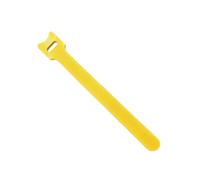 10/30/50/100 Uds bridas for cables liberables plástico Nylon gancho bucle Zip paquete sujetador desmontable organizador de(Yellow 100pcs)