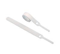 10/30/50/80/100/200/300/500/800/1000 Uds Nylon brida for cables gancho longitud del bucle 200mm mochileros excursionistas cinturón sin espalda correa de datos pegatina mágica(White 200mm,300 pieces)