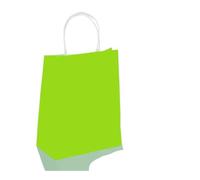 10/30/50 bolsas de regalo para fiestas de vacaciones con asa, bolsa de compras para joyas, Navidad, día de San Valentín, matrimonio, regalo de matrimonio, bolsa de papel de colores (verde, 15 x 21 cm