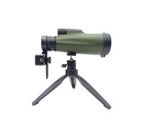 10-30 × 50 Monocular Potente BKA4/FCM Telescopio De Bolsillo De Largo Alcance con Zoom For Caza Camping Turismo(Green Set 2)