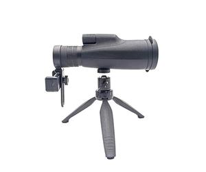 10-30 × 50 Monocular Potente BKA4/FCM Telescopio De Bolsillo De Largo Alcance con Zoom For Caza Camping Turismo(Black Set 2)