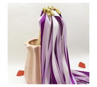 10/30/50 Pcs Mixed Color Silk Ribbon Wands for Wedding & Birthday Party Decorations Varitas Para Bodas(Colour A,50pcs)