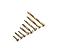 10/30 Uds tornillos avellanados cruzados for tablero de fibra aglomerado M3 M3.5 M4 M5 M6 cabeza plana recubierta de Zinc tornillo autorroscante for madera(30pcs,M4x80mm)