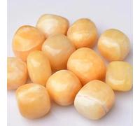 10-30MM 190-200g 1 bag yellow jade round irregular block polished stone pure calcite gemstone for or decoration crystals Gemstone Stone