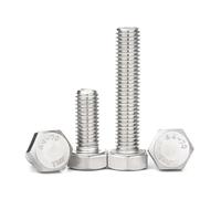 10-32 1-4/28 5-16/24 3-8/24 7/16 1/2 Perno de cabeza hexagonal de acero inoxidable 304 Tornillo de cabeza hexagonal externo estándar americano(2-1/4,3/8-24(1pcs))