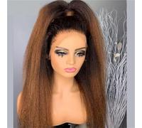 10-34 Pulgadas Peluca Recta Rizada Marrón Pelucas De Cabello Humano Rectas Suaves Naturales Para Pelucas De Mujer