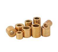 10/5/3/2/1 Uds M3 M4 M5 M6 M8 M10 M12 M14 M16-M20 rodamiento de aceite de metalurgia de polvo cobre latón manguito de cojinete casquillo de Base(M6 x 10 (10pcs),5mm)