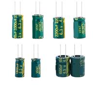 10/50/100 uds/lote 6,3 V 2700uF condensador electrolítico de aluminio de alta frecuencia